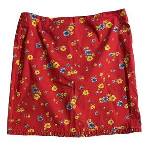 Jones New York Petites Stretch Floral Mini Skirt Size 12P